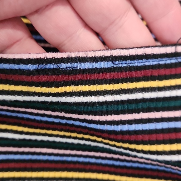 Iris Striped Tank Bodysuit - Picture 3 of 5